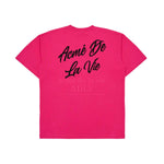 Load image into Gallery viewer, SCRIPT LOGO PRINTING SHORT SLEEVE T-SHIRT PINK
