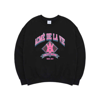 DIAMOND A LOGO SYMBOL SWEAT SHIRT BLACK