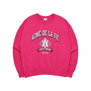 DIAMOND A LOGO SYMBOL SWEAT SHIRT PINK