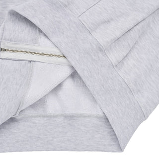A LOGO SYMBOL PRINTING HOODIE ZIP UP MELANGE