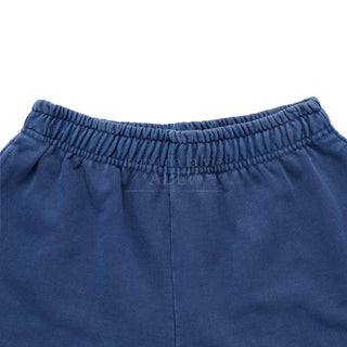 BASIC LOGO PIGMENT WASHING CARGO SHORT PANTS NAVY