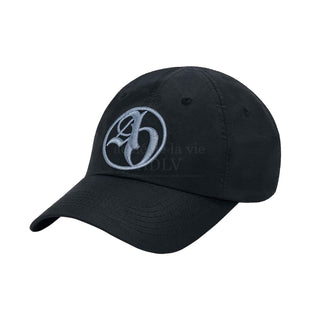 CIRCLE NEW SYMBOL NYLON BALL CAP BLACK