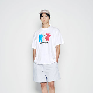 FRENCH ALIEN SHORT SLEEVE T-SHIRT WHITE