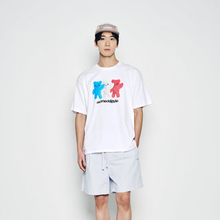 FRENCH ALIEN SHORT SLEEVE T-SHIRT WHITE