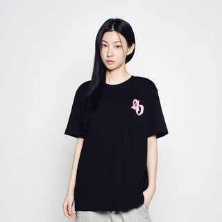 BLOCK PIXEL LOGO SHORT SLEEVE T-SHIRT BLACK