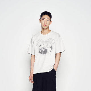 PIGMENT SHOOTING ALIEN SHORT SLEEVE T-SHIRT LIGHT GRAY