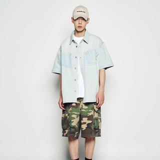 TUFT EMBROIDERY LOGO BALL CAP LIGHT BEIGE