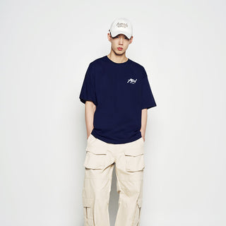 ROPE EMBROIDERY LOGO BALL CAP IVORY