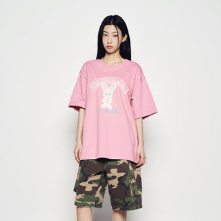 BLUR ALIEN SHORT SLEEVE T-SHIRT LIGHT PINK