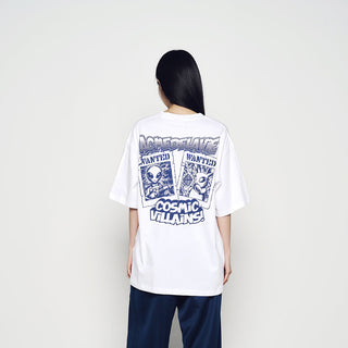 COSMIC VILLAIN SHORT SLEEVE T-SHIRT WHITE