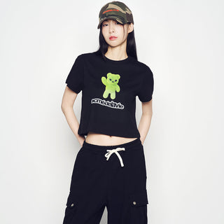 OVERSIZE CARGO JOGGER PANTS BLACK