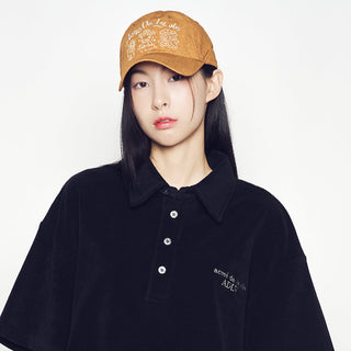 TIE DYEING GRAFFITI BALL CAP ORANGE