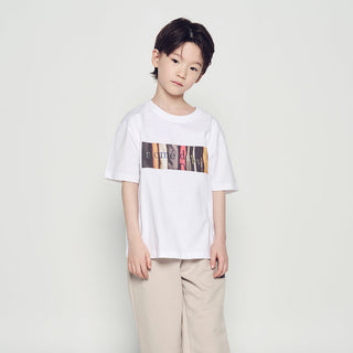 KIDS ARCHIVE LOGO SHORT SLEEVE T-SHIRT WHITE