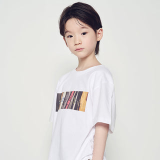KIDS ARCHIVE LOGO SHORT SLEEVE T-SHIRT WHITE