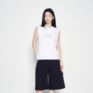 UNIVERSE GRADATION WOMAN SLEEVELESS WHITE