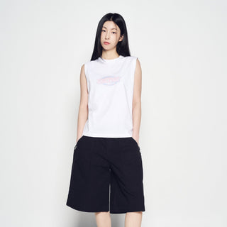 UNIVERSE GRADATION WOMAN SLEEVELESS WHITE