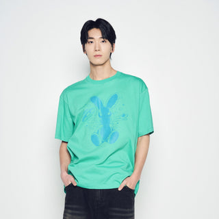 SOLO RABBIT ALIEN SHORT SLEEVE T-SHIRT LIGHT GREEN