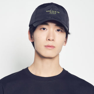 CHECK RIPSTOP STRING BALL CAP BLACK