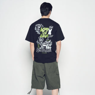 ALIEN UNIVERSE SHORT SLEEVE T-SHIRT BLACK