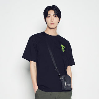 ESSENTIAL DENIM MINI CROSS BAG BLACK