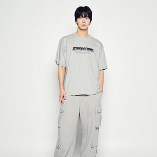 AC BEAR PAINT SHORT SLEEVE T-SHIRT MELANGE