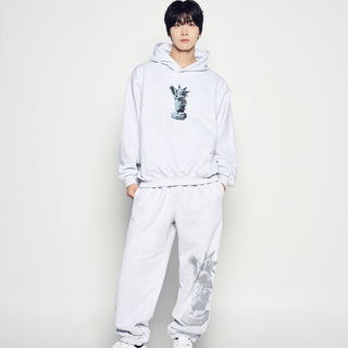 AC BEAR STATUE OF LIBERTY HOODIE MELANGE