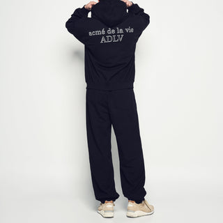 BORDER LINE LONG PANTS BLACK
