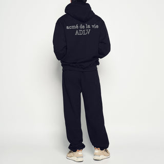 BORDER LINE LONG PANTS BLACK