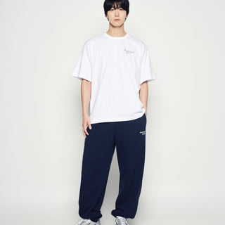 BORDER LINE BASIC LOGO SHORT SLEEVE T-SHIRT WHITE