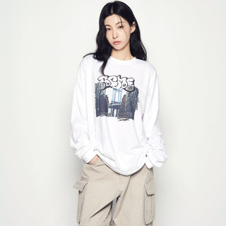 BROOKLYN BRIDGE LONG SLEEVE WHITE