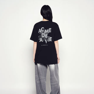 3D LOGO STANDARD SHORT SLEEVE T-SHIRT BLACK