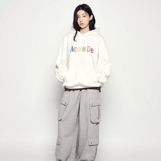 COLOR LOGO HOODIE CREAM