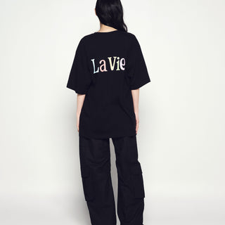 COLOR LOGO SHORT SLEEVE T-SHIRT BLACK
