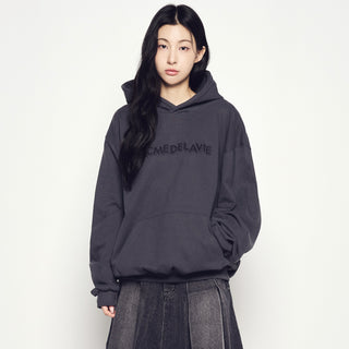 3D LOGO HOODIE CHARCOAL