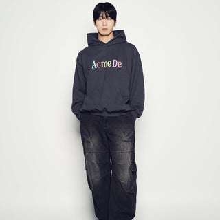 COLOR LOGO HOODIE CHARCOAL