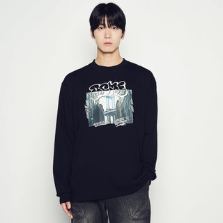 BROOKLYN BRIDGE LONG SLEEVE BLACK
