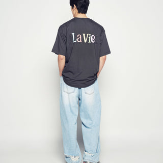 COLOR LOGO SHORT SLEEVE T-SHIRT CHARCOAL