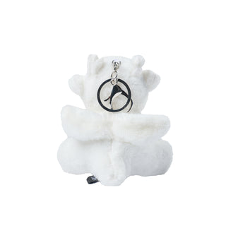 FUZZY DRAGON DOLL KEY RING CREAM