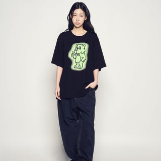 AC BEAR NEON SHORT SLEEVE T-SHIRT BLACK