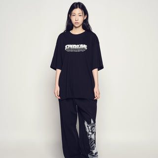 AC BEAR PAINT SHORT SLEEVE T-SHIRT BLACK