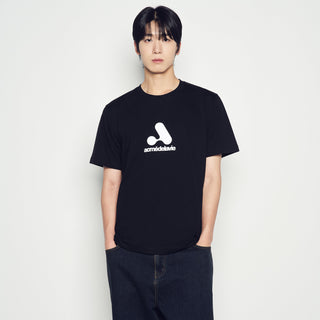A SYMBOL STANDARD SHORT SLEEVE T-SHIRT BLACK
