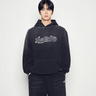 DENIM EFFECT ZURRY LONG PANTS BLACK