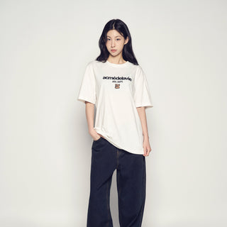 AC POINT STANDARD SHORT SLEEVE T-SHIRT CREAM