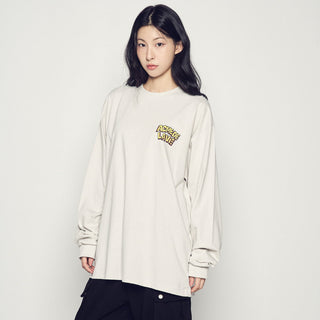 AC BEAR GRAFFITI LONG SLEEVE LIGHT GRAY