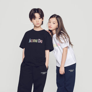KIDS COLOR LOGO SHORT SLEEVE T-SHIRT BLACK