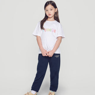 KIDS COLOR LOGO SHORT SLEEVE T-SHIRT WHITE