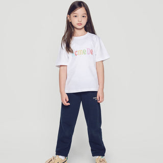 KIDS COLOR LOGO SHORT SLEEVE T-SHIRT WHITE