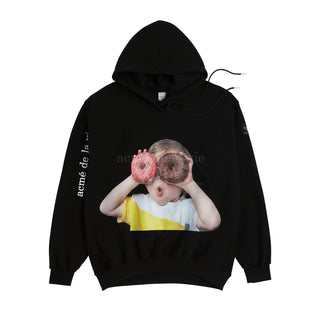 ADLV BABY FACE HOODIE BLACK DONUT1 R