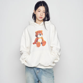 AC TEDDY BEAR HOODIE CREAM