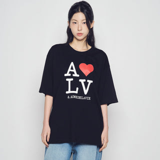 LOVE ADLV SHORT SLEEVE T-SHIRT BLACK